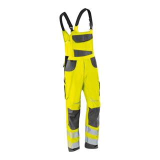 Kübler Latzhose REFLECTIQ PSA 2 warngelb/anthrazit Form 3207 Größe 24K