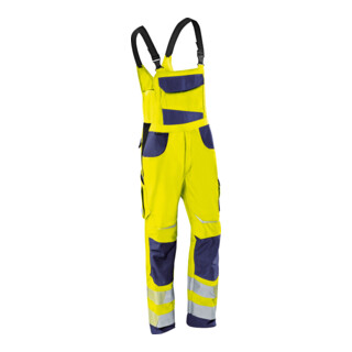 Kübler Latzhose REFLECTIQ PSA 2 warngelb/dunkelblau Form 3207 Größe 23