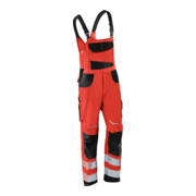 Kübler Latzhose REFLECTIQ PSA 2 warnrot/schwarz Form 3207