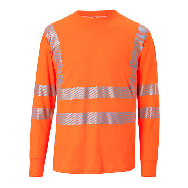 Kübler Longsleeve REFLECTIQ PSA 2 warnrot Form 5045 Größe 4XL