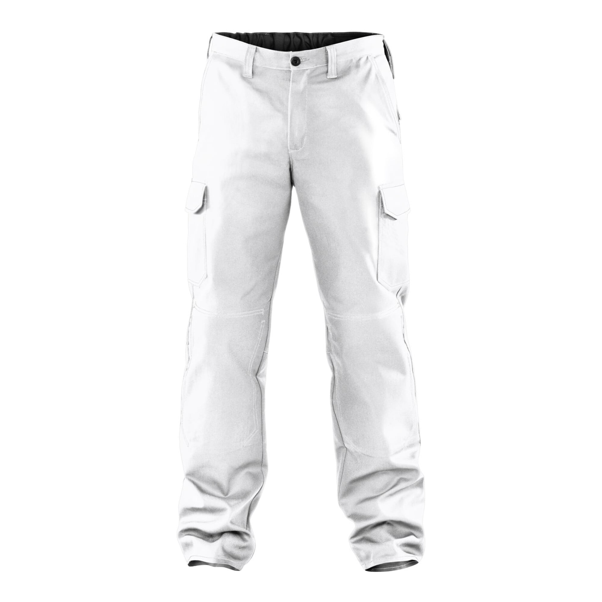 Kübler ORGANiQ Hose 2448 weiss Größe 90 ; Kübler Workwear