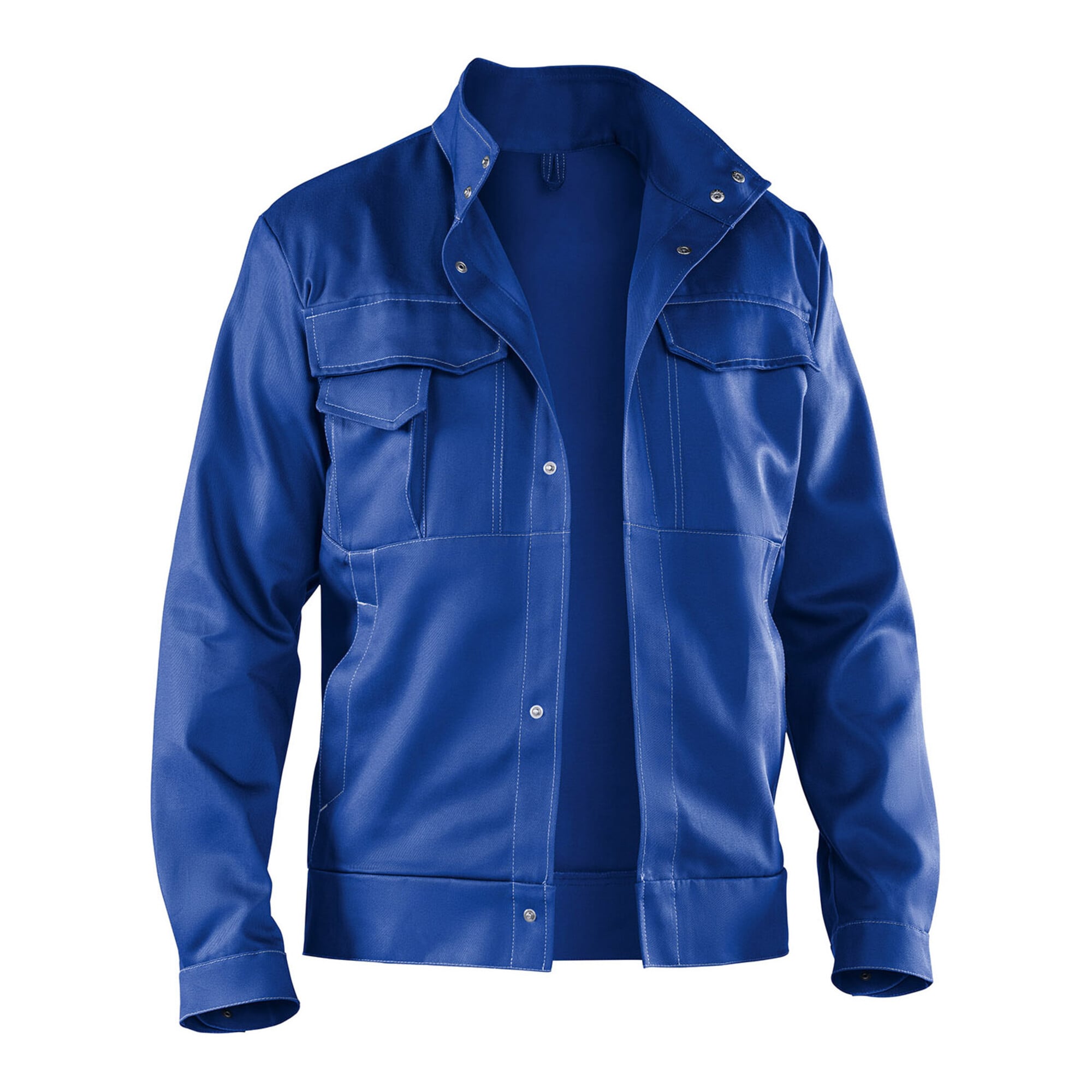 Kübler ORGANiQ Jacke 1248 kornblumenblau Größe 102 ; Kübler Workwear