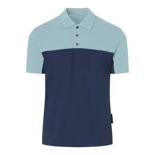 KÜBLER Polo Shirt dunkelblau/eisblau S