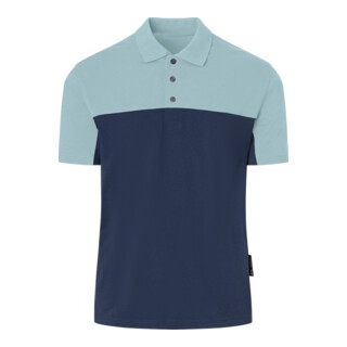 Kübler Polo Shirt dunkelblau/eisblau XS