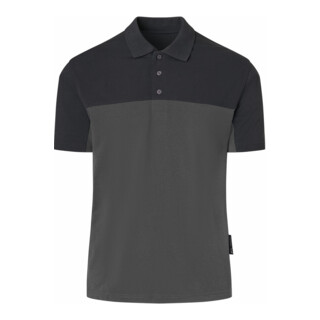 KÜBLER Polo Shirt dunkelgrau/schwarz M