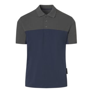 Kübler Polo Shirt M dunkelblau/dunkelgrau