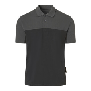 Kübler Polo Shirt schwarz/dunkelgrau L