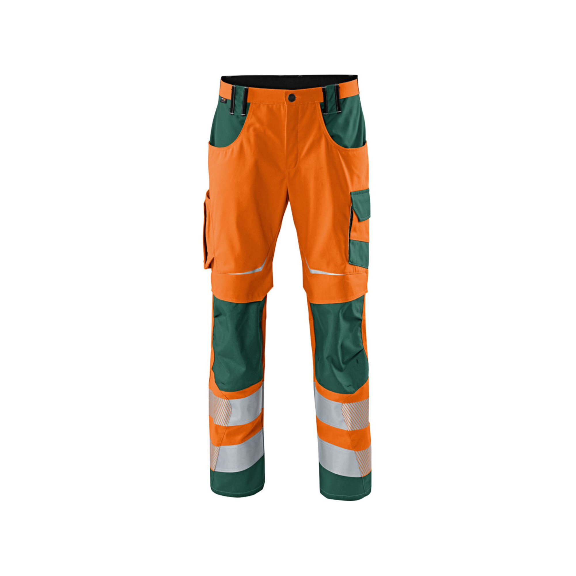 Kübler PSA Reflectiq Hose 2207 warnorange/moosgrün 102 ; Kübler Workwear