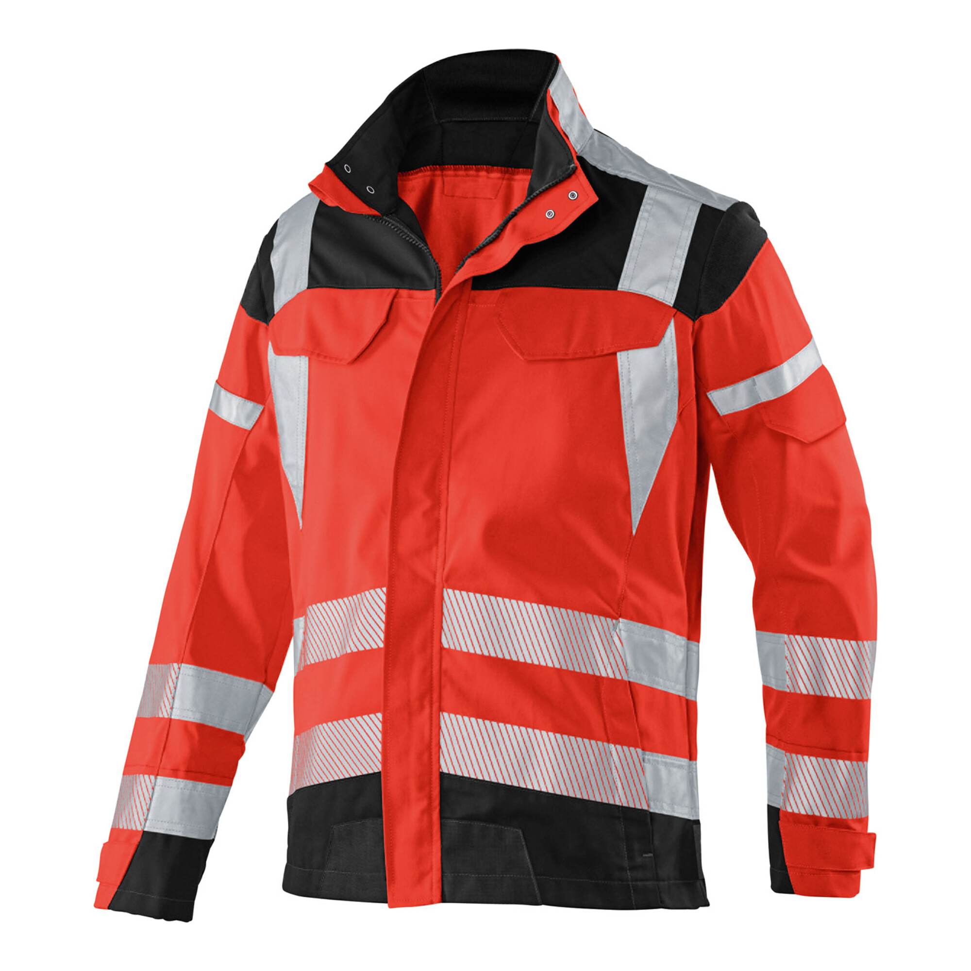 Kübler PSA Reflectiq Jacke 1207 warnrot/schwarz 26 ; Kübler Workwear