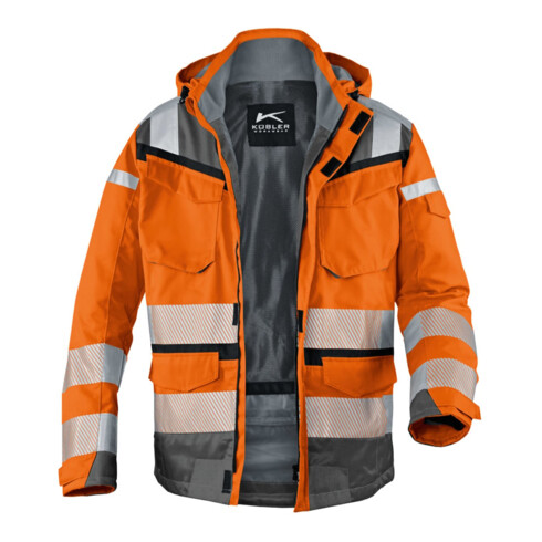 Kübler PSA Reflectiq Jacke 1307 warnorange/anthrazit