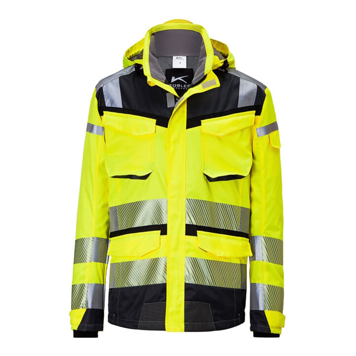 Kübler PSA Reflectiq Jacke 1307 warnrot/schwarz XXL