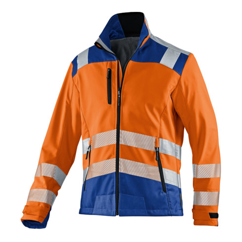 Kübler PSA Reflectiq Jacke 1507 warnorange/kbl.blau XS