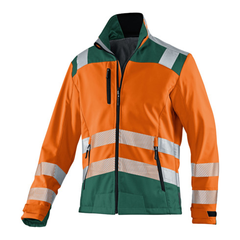 Kübler PSA Reflectiq Jacke 1507 warnorange/moosgrün