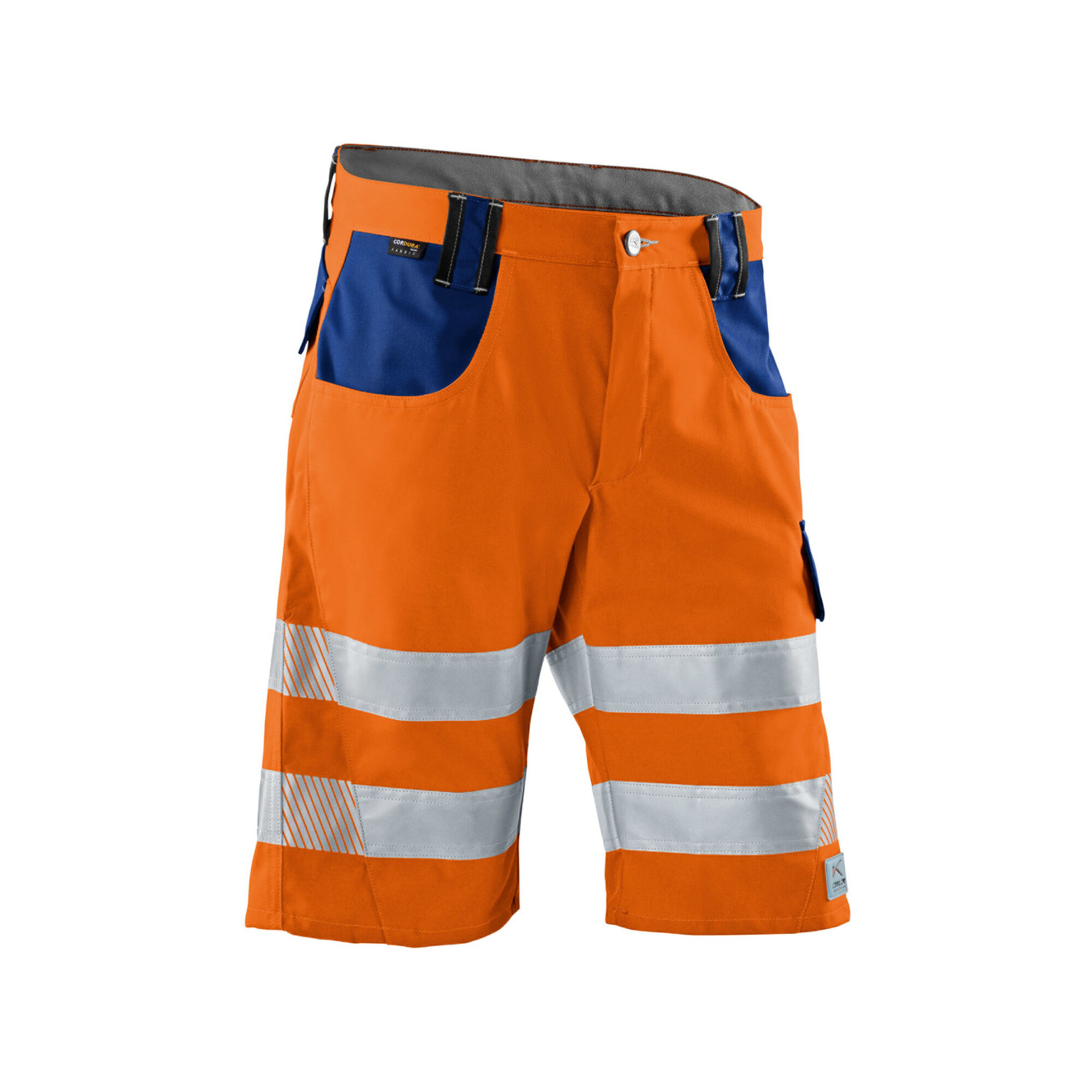 Kübler PSA Reflectiq Shorts 2307 warnorange/kbl.blau 46 ; Kübler Workwear