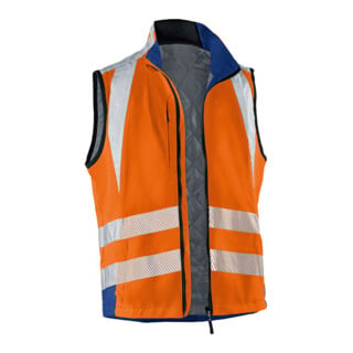 Kübler PSA Reflectiq Weste 7207 warnorange/kornblumenblau