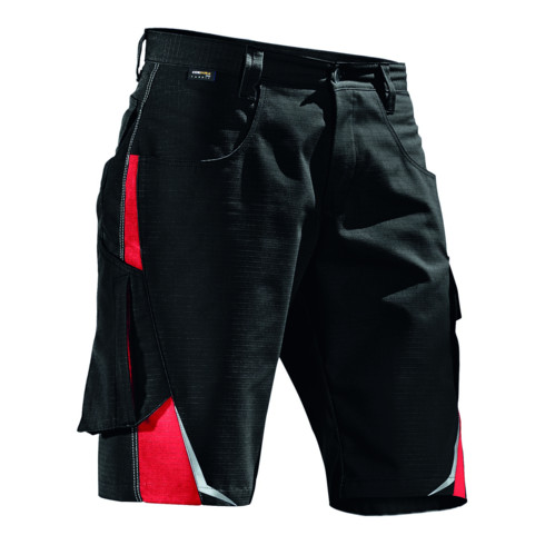 Kübler Pulsschlag Bermuda 2524 schwarz/mittelrot