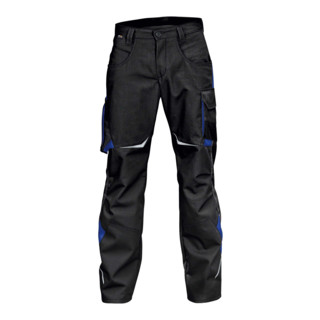 Kübler Pulsschlag Hose 2424 schwarz/kornblumenblau