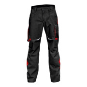 Kübler Pulsschlag Hose 2424 schwarz/mittelrot-3