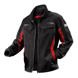 Kübler Pulsschlag Jacke 1324 schwarz/mittelrot Größe 58