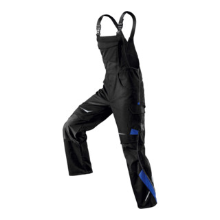 Kübler Pulsschlag Latzhose 3324 schwarz/kornblumenblau Größe 30