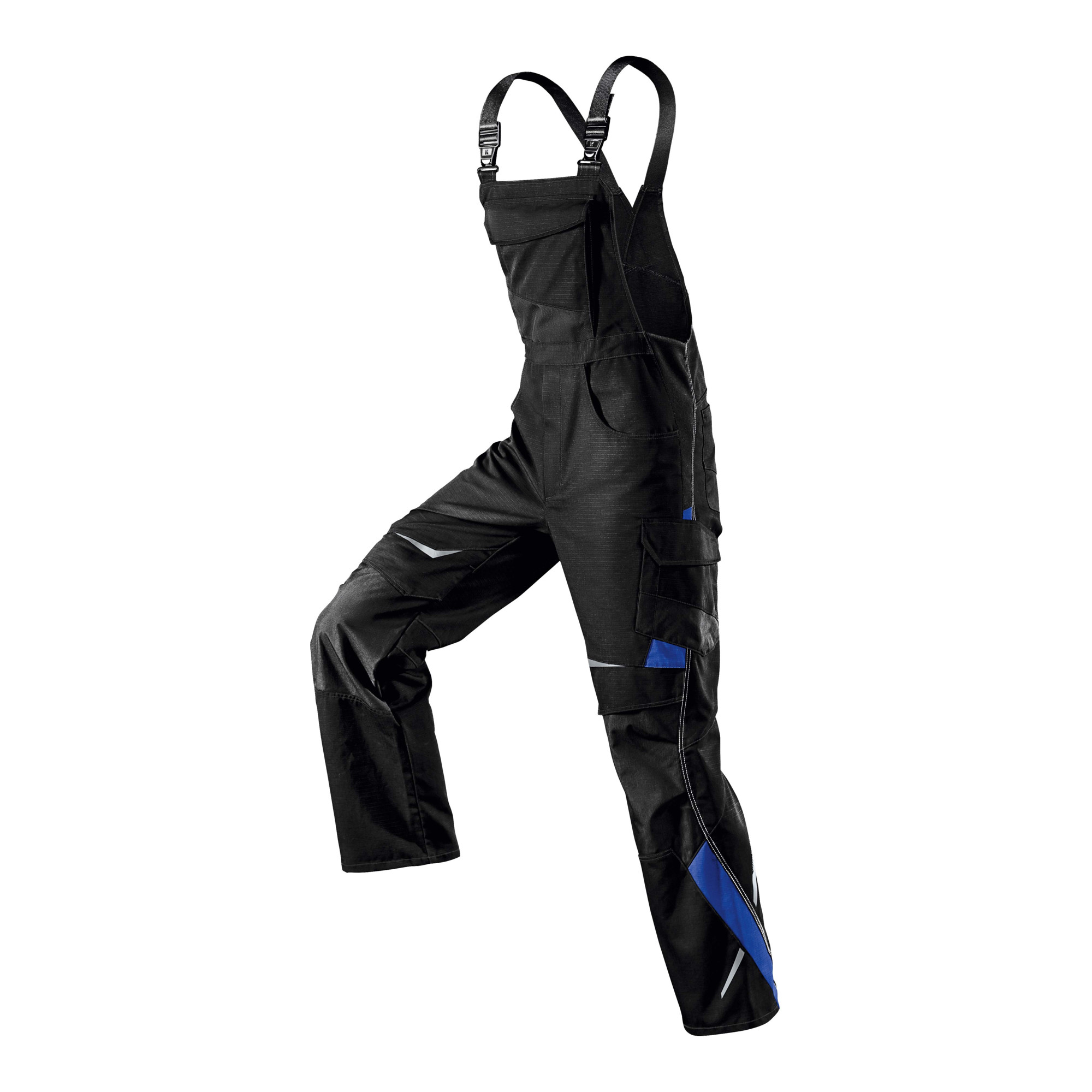 Kübler Pulsschlag Latzhose 3324 schwarz/kornblumenblau Größe 66 ; Kübler Workwear