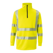 Kübler REFLECTIQ Zip-Sweater PSA 2 warngelb-1