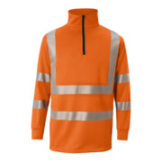 Kübler REFLECTIQ Zip-Sweater PSA 2 warnorange-3