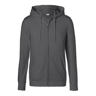 Kübler Shirts Kapuzen-Sweatjacke anthrazit