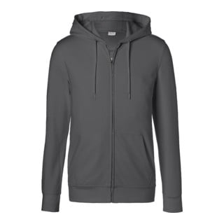 Kübler Shirts Kapuzen-Sweatjacke anthrazit XXL