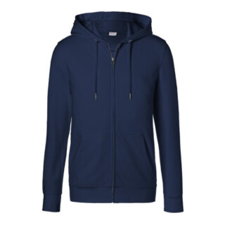 Kübler Shirts Kapuzen-Sweatjacke dunkelblau
