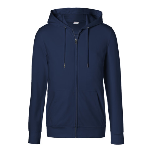 Kübler Shirts Kapuzen-Sweatjacke dunkelblau L