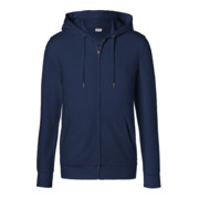 Kübler Shirts Kapuzen-Sweatjacke dunkelblau L