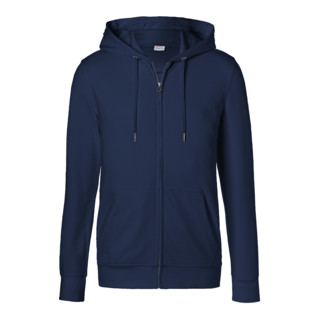 Kübler Shirts Kapuzen-Sweatjacke dunkelblau