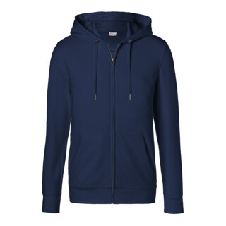 Kübler Shirts Kapuzen-Sweatjacke dunkelblau