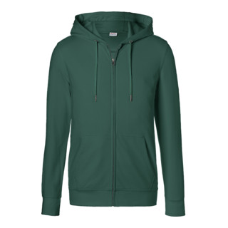 Kübler Shirts Kapuzen-Sweatjacke moosgrün 3XL