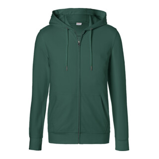 Kübler Shirts Kapuzen-Sweatjacke moosgrün