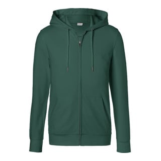 Kübler Shirts Kapuzen-Sweatjacke moosgrün XXL