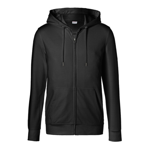 Kübler Shirts Kapuzen-Sweatjacke schwarz