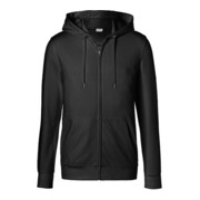 Kübler Shirts Kapuzen-Sweatjacke schwarz