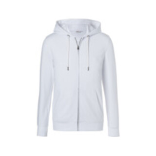 Kübler Shirts Kapuzen-Sweatjacke weiß