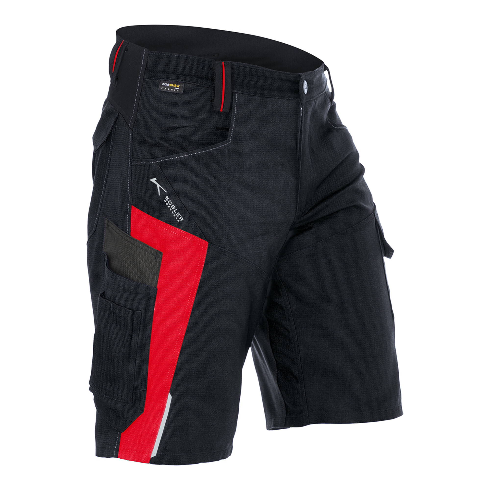 Kübler Shorts BODYFORCE schwarz/mittelrot Form 2425 Größe 58 ; Kübler Workwear
