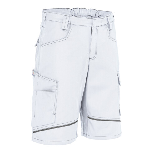 Kübler Shorts ICONIQ cotton weiß/anthrazit Form 2440