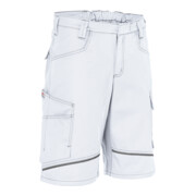 Kübler Shorts ICONIQ cotton weiß/anthrazit Form 2440