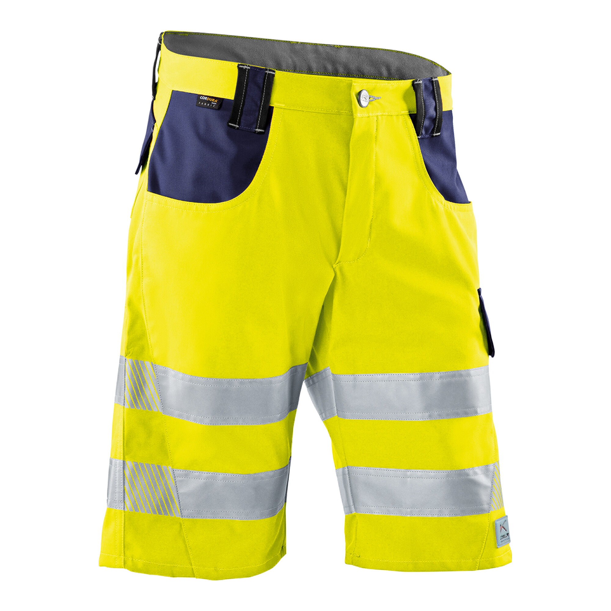 Kübler Shorts REFLECTIQ PSA 2 warngelb/dunkelblau Form 2307 Größe 56 ; Kübler Workwear