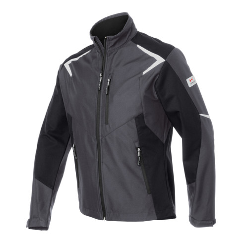 Kübler Softshell Jacke BODYFORCE anthrazit/schwarz Form 1425