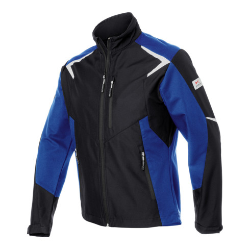 Kübler Softshell Jacke BODYFORCE schwarz/kbl.blau Form 1425