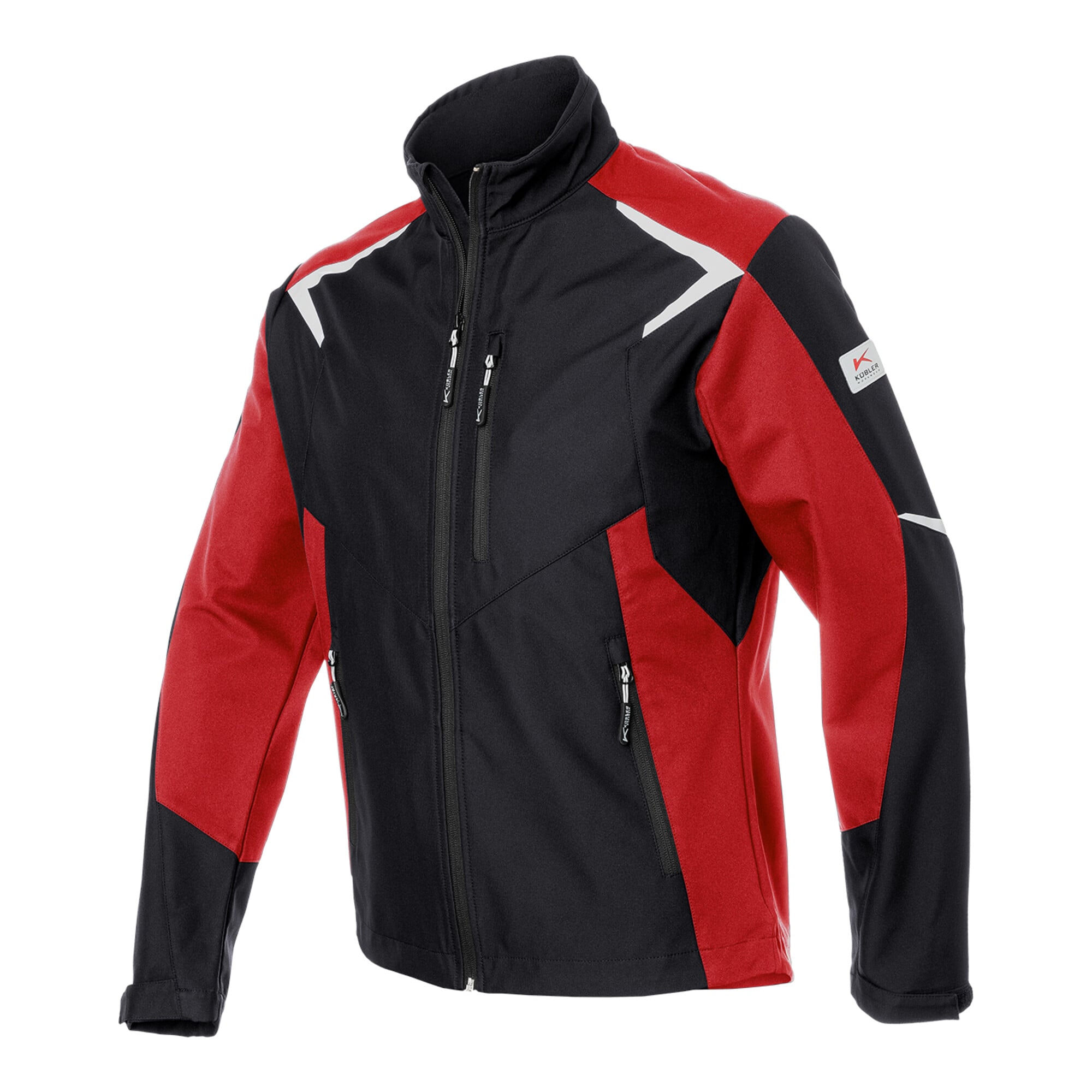 Kübler Softshell Jacke BODYFORCE schwarz/mittelrot Form 1425 Größe XXL ; Kübler Workwear