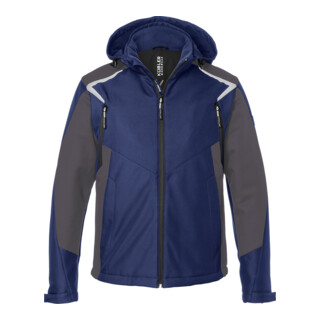 KÜBLER Softshell Jacke BODYFORCE Winter dunkelblau/anthrazit M