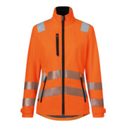 Kübler Softshell Jacke Damen REFLECTIQ PSA 2 warnorange Form 1509-4
