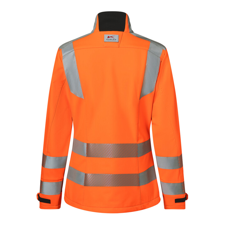 Kübler Softshell Jacke Damen REFLECTIQ PSA 2 warnorange Form 1509 Größe L